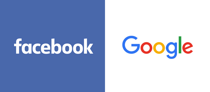 Facebook e Google dominam o mercado